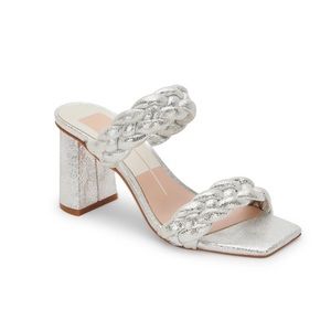 DOLCE VITA | Paily Braided Sandal | SILVER | Size 6